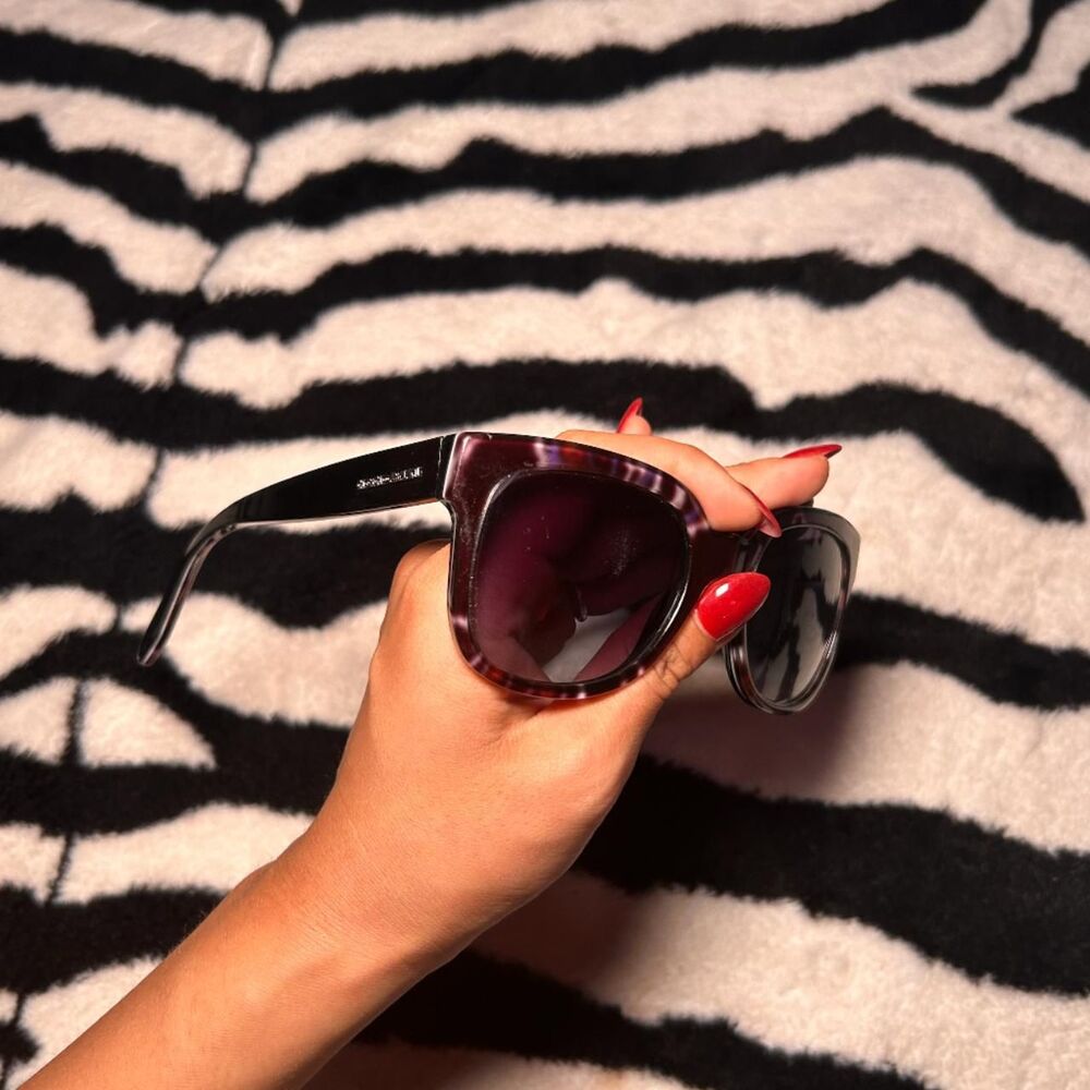 Giorgio-armani Women's Purple and Black Sunglasses